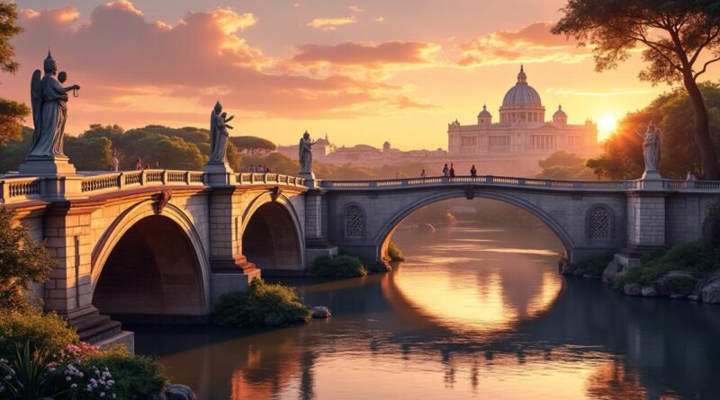 découvrez le pont saint-ange à rome, un véritable symbole d'histoire et de romantisme. plongez dans son passé fascinant tout en admirant ses vues imprenables sur la ville éternelle. un lieu incontournable pour les amoureux d'art et de culture.