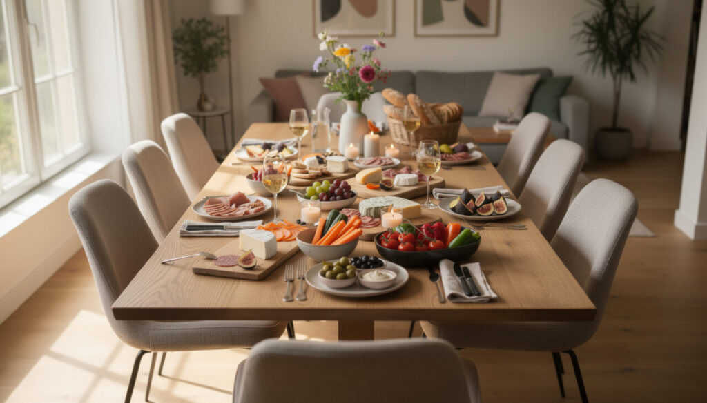 découvrez nos conseils pratiques pour organiser un apéritif dînatoire simple et convivial pour dix personnes, avec des idées de recettes, de décoration et d'animation.