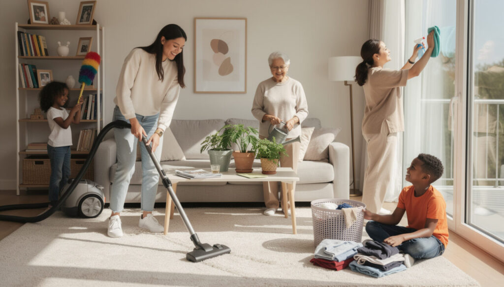 découvrez des conseils pratiques pour répartir équitablement les tâches ménagères entre tous les membres de la famille et favoriser la collaboration au quotidien.