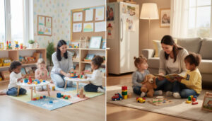découvrez les principales différences entre crèche et assistante maternelle pour mieux choisir la solution adaptée à votre quotidien et aux besoins de votre enfant.