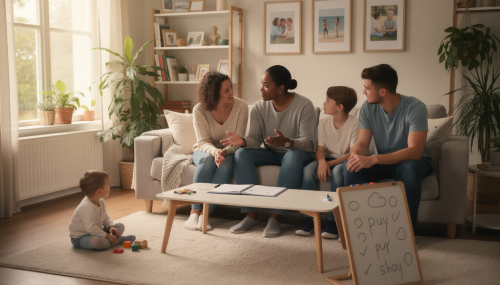découvrez comment établir des règles familiales adaptées à l'âge de vos enfants pour favoriser leur épanouissement et une bonne communication au sein de la famille.