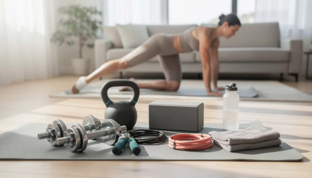 découvrez les accessoires indispensables pour faire du sport à la maison : tapis, haltères, élastiques et équipements adaptés à vos objectifs et à votre espace.